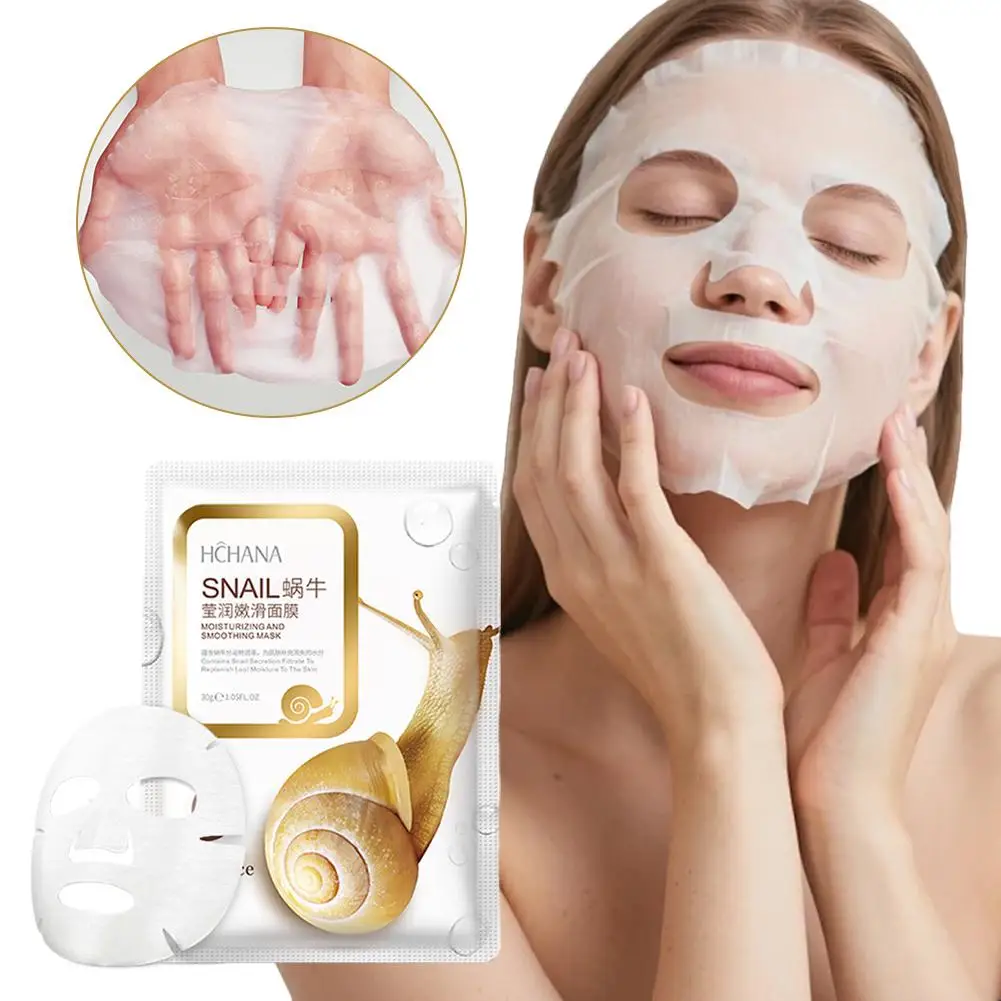 Snail Collagen Face Mask Moisturizer Hydrating Firming Wrinkle Reduce Daily Repair Snail Mucin Face Cream for Dry Sensitive Skin