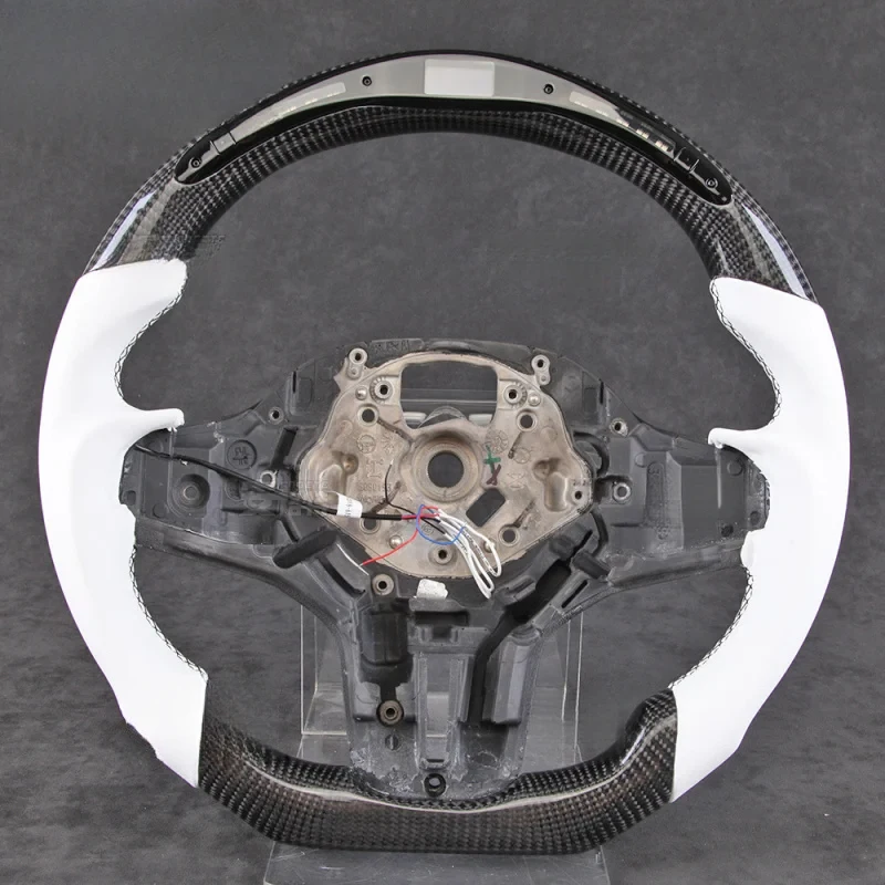 

Leather LED carbon fiber multifunctional steering wheel assembly