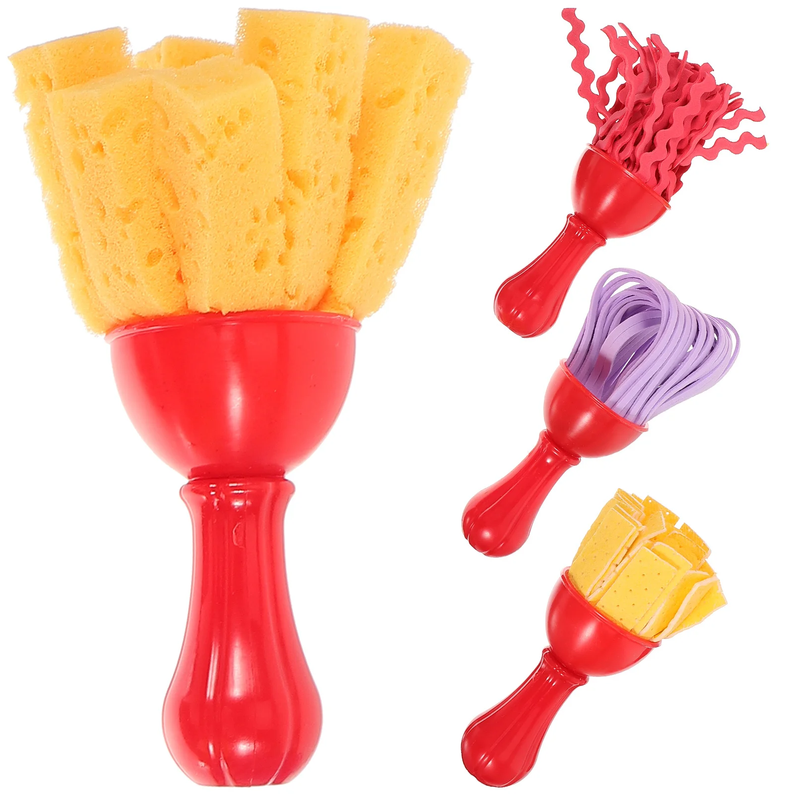 مجموعة أدوات رسم إسفنجية للأطفال مكونة من 4 قطع، لوازم فنية خفيفة الوزن وقابلة للغسل لمشاريع الرسم بنفسك للأطفال #4