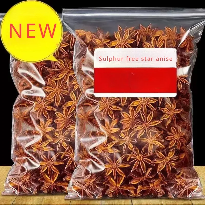 Top Natural Star Anise Dried Flower Kitchen Seasoning Spice Supply Soap Wedding Candle Material Homemade Fragrance Outdoor Decor