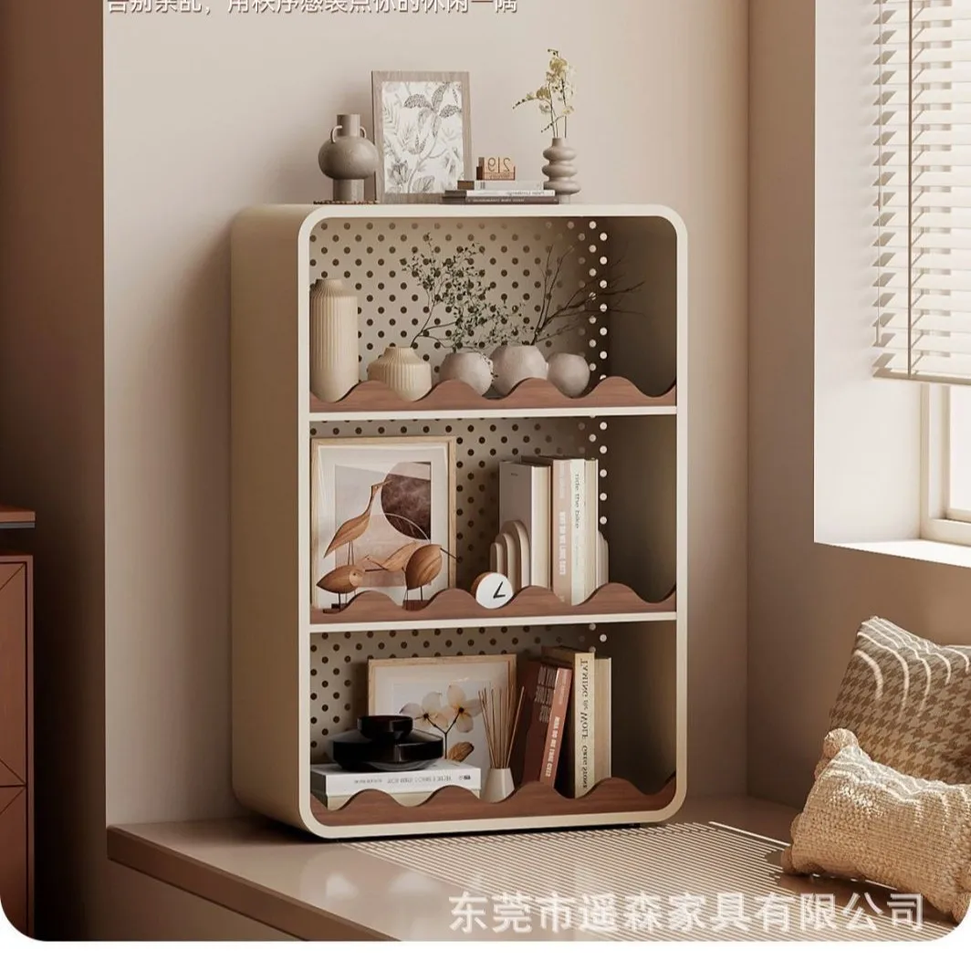 Integrated storage rack Free installation Bedside advanced simple floor-to-ceiling bookshelf Bedroom