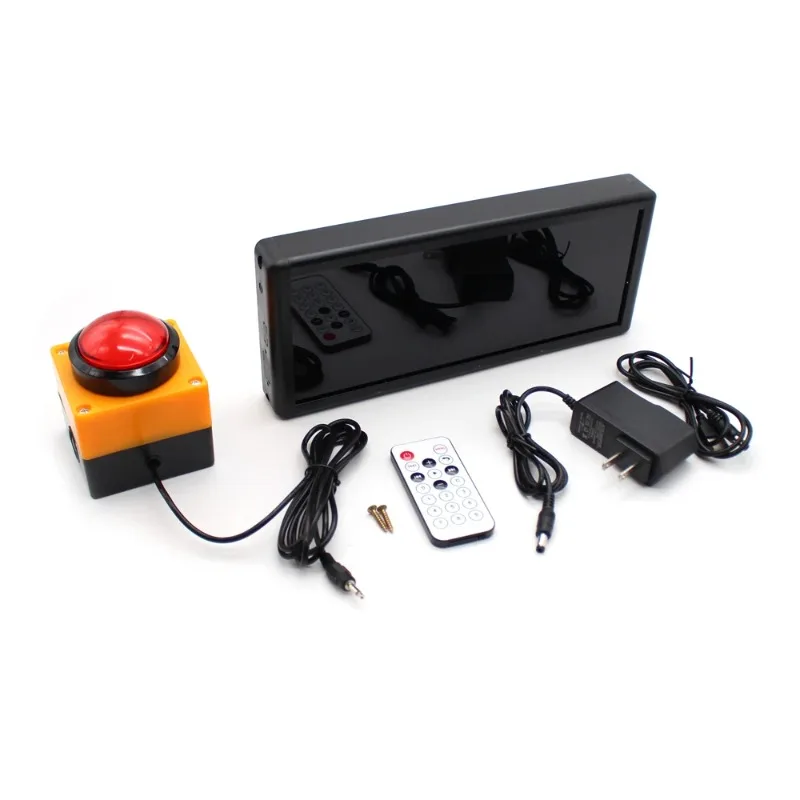 Digital Display Competition Timer Countdown Stopwatch Counter 2.3 Inch 4-Digit Training Speech Timing Equipment + Remote Control