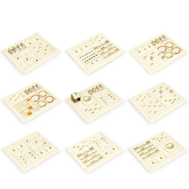 

Новый поднос для ювелирных изделий, серьги, кольца, ожерелья, подвески, серьги-гвоздики, ручные аксессуары, тарелка для хранения ювелирных изделий, тарелка для демонстрации ювелирных изделий