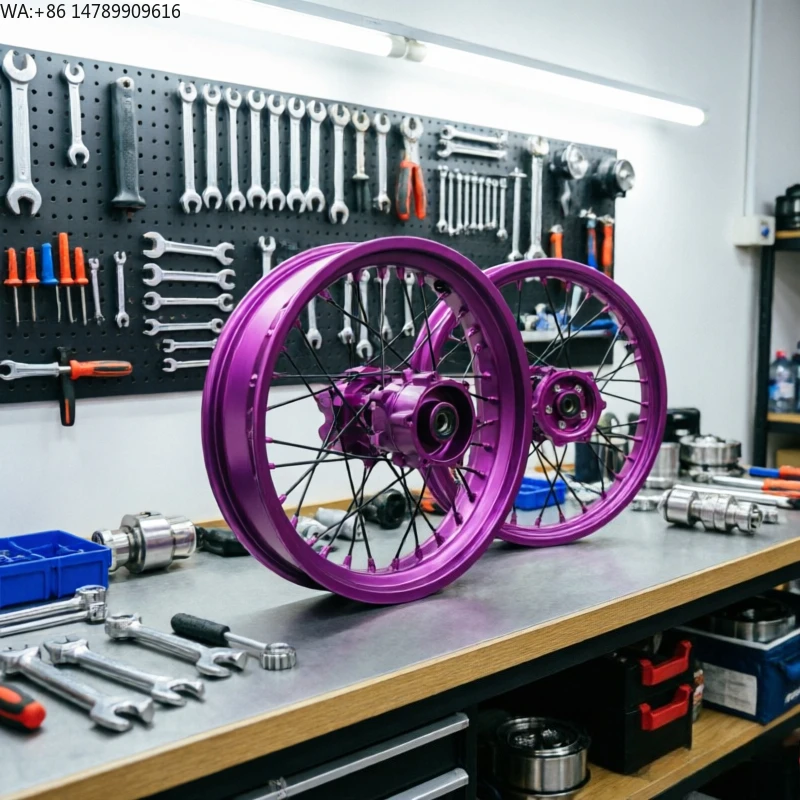 

Anodized Aluminum Alloy Tubeless Wire Spoked Wheels Set for Tenere 700 - Lightweight Adventure Dual Sport Off-Road