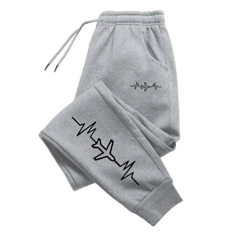 

Men's Trousers Casual Hot Sale Autumn Winter Quality Printing Versatile Drawstring Gym Jogging Soft Sport Sweatpants Streets Man