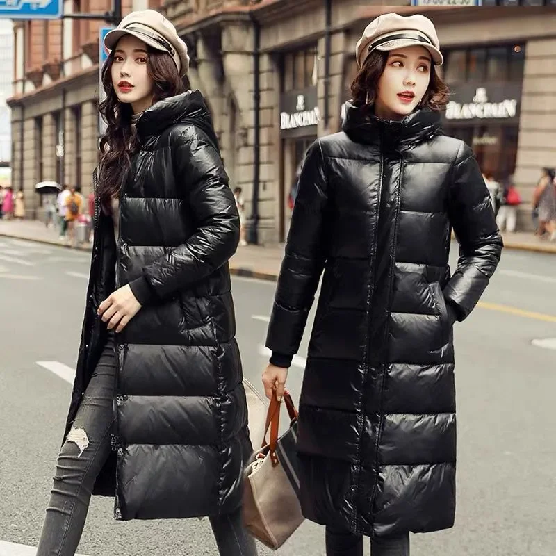 Long Parkas Waterproof Winter Jacket Women New 2024 Hooded Winter Warm Down cotton Female Parkas Plus Size 3XL Women Winter Coat