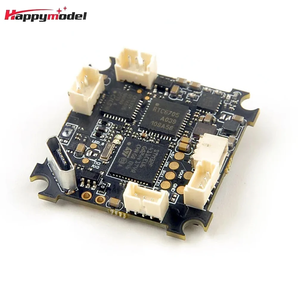 Imagem -02 - Happymodel Elrs f4 2g4 Aio em Controlador de Vôo Spi 2.4ghz Expresslrs Receptor 5.8g Vtx para Pequenas Peças de Drone Whoop Estilo