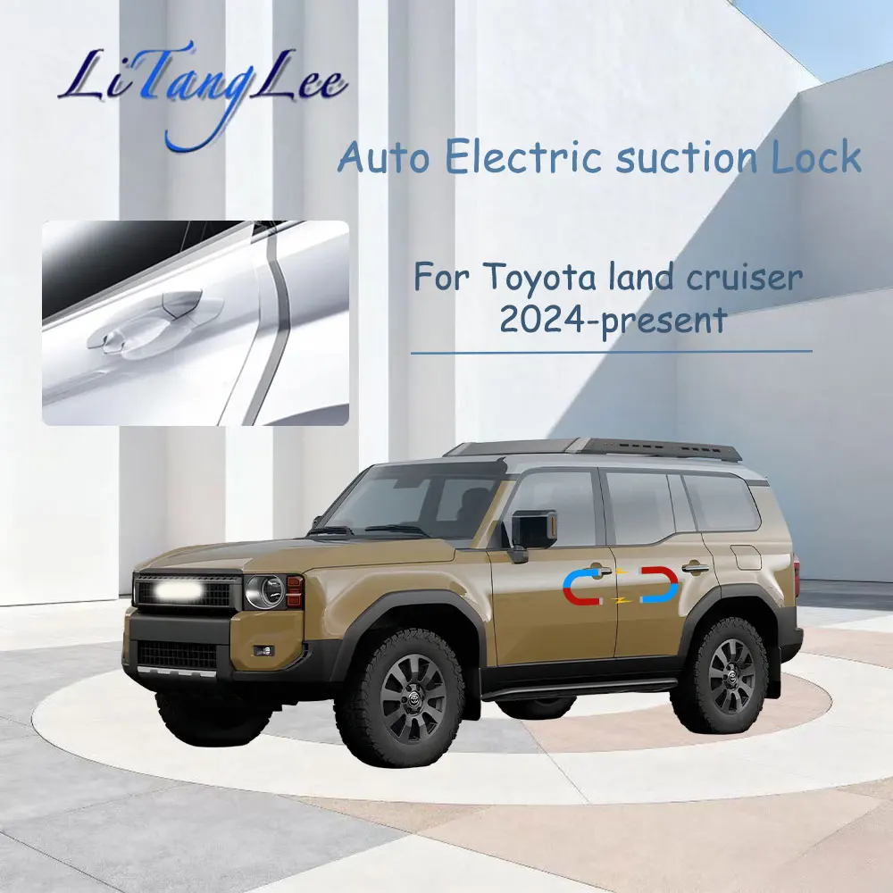 

For Toyota land cruiser 2024-present ​​Car Soft-Close Door Latch (with Pass Lock Actuator) - Electric Suction Silent Closer
