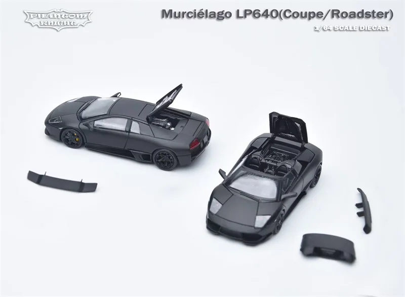 

Предзаказ: Коллекционная модель автомобиля Phantom Knight PK 1:64 LP640 Murciélago, литая под давлением, миниатюрный подарок