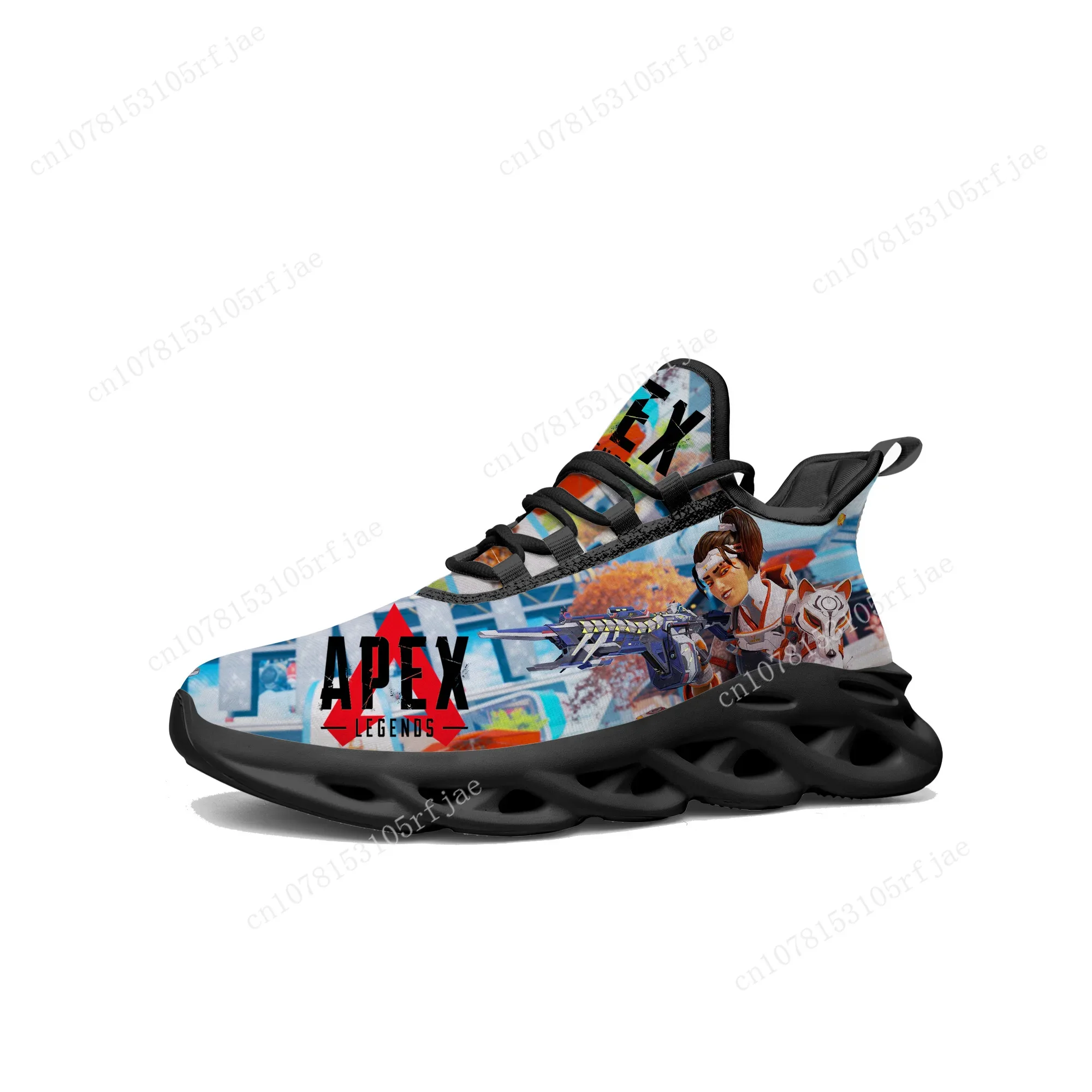 

Apex Legends Rampart Fuse Sneakers Cartoon Game Mens Womens Teenager Sports Running Shoes High Quality Tailor Made Lace Up Shoes