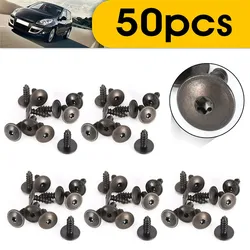 50pcs/set Engine Cover Undertray Splashguard Wheel Arch Torx Screw Fastener Clips Universal For Golf N90974701