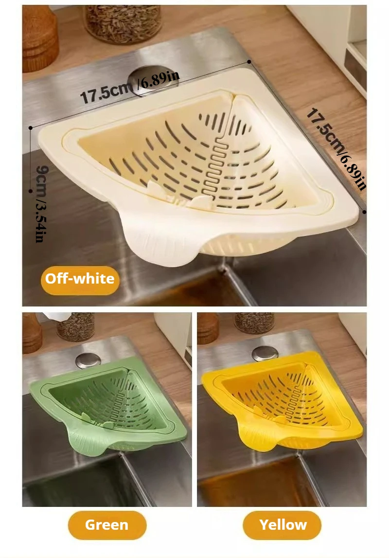 Magnetic Sink Strainer Basket Household Kitchen Food Residue Filter Drainage Storage Rack Free Magnet Included