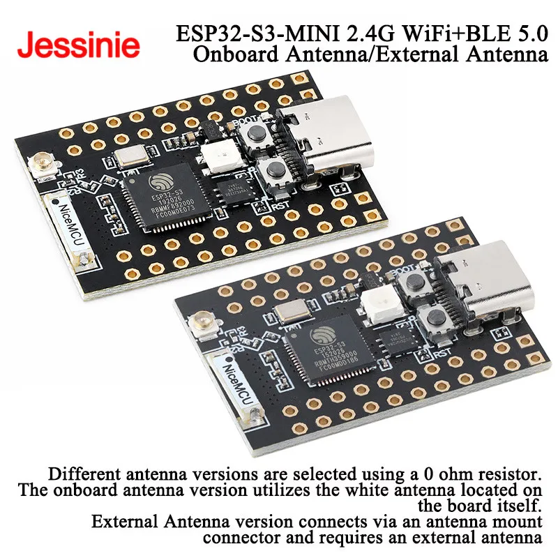 10pcs/1pc ESP32-S3-MINI Nano Development Board N16R8 Wireless WiFi BLE Module 16MB Flash 32-bit Dual-Core MCU Core for Arduino