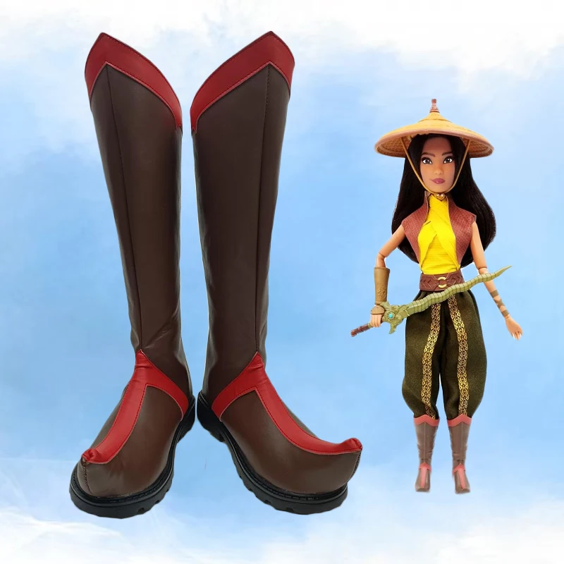 

Рая и последний дракон Рая косплей обувь сапоги Хэллоуин маскарад карнавал представление костюм для вечеринки реквизит