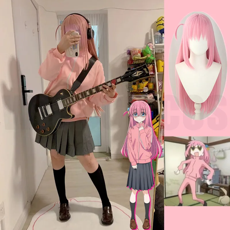 Bocchi the Rock! Costumi Cosplay Hitori Gotou Pink Uniform Ryou Yamada Nijika Ijichi costumi Cosplay Women Halloween Outfit