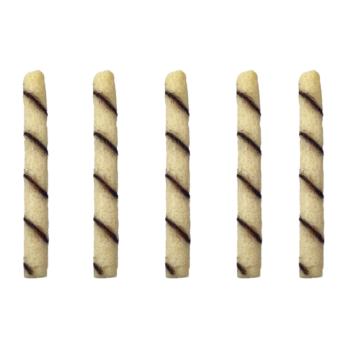 Realistisches gestreiftes Keksmodell – künstliches PVC-Keks für Lebensmittelfotografie, Dessert-Display, DIY-Bastelarbeiten, Küchendekoration – Detail 7