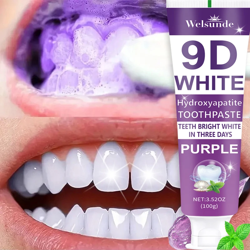 Purple Hydroxyapatite Toothpaste Deep Cleaning Smile