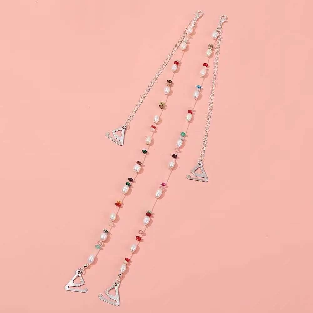 Anti-slip Buckle Belt Pearl Bra Shoulder Straps Intimate Accessories Decorative Underwear Shoulder Straps Invisible