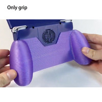 3D printed RP Flip 2 handheld game console grip, Retroid Pocket Flip 2 comfortable grip