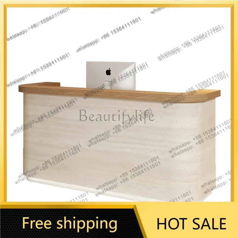 FG Luxury Executive Reception Desk  Spacious Reception Counter Task Contemporary Banco Reception Front Desk Furniture