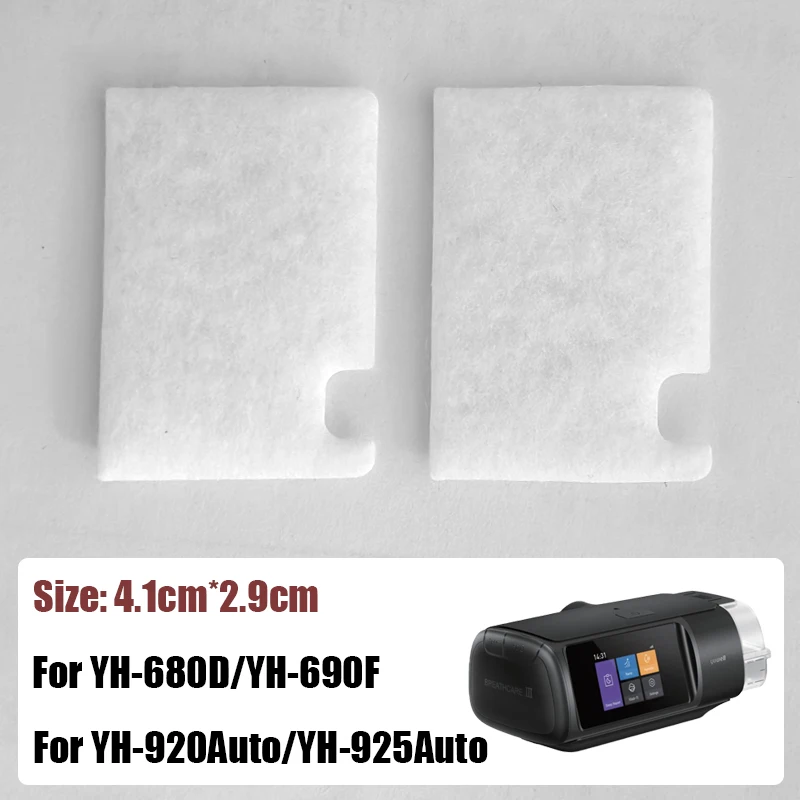 

10-60pcs Replacement CPAP Filter Cotton Ventilator Accessories for Yuwell YH-680D YH-690F YH-920 YH-925 Auto Cpap Machine Filter