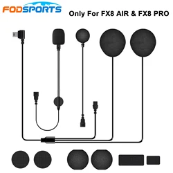 Fodsports FX8 Air FX8 Pro Parts Helmet Intercom Bluetooth Headset Accessories for Intercom Earphone Cable for FX8 Air FX8 Pro