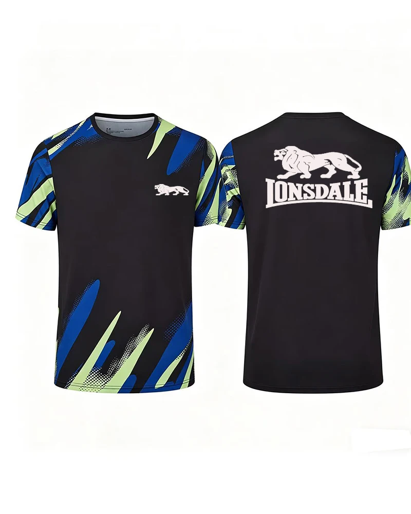 

2026 new sports clothing men's short sleeved tennis clothing men's quick drying breathable clothing absorbs sweat