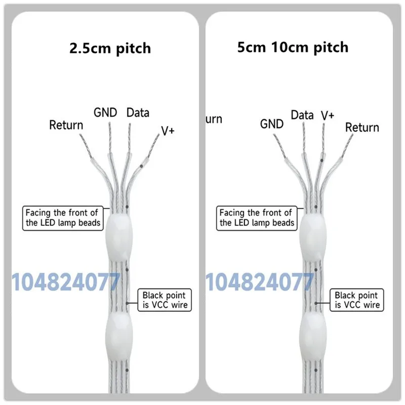 Luces de hadas WS2811 RGB luces de píxeles 12V tira de LED programable IP68 impermeable 1000 LED 100m para exteriores/palcos/hogar inteligente DIY