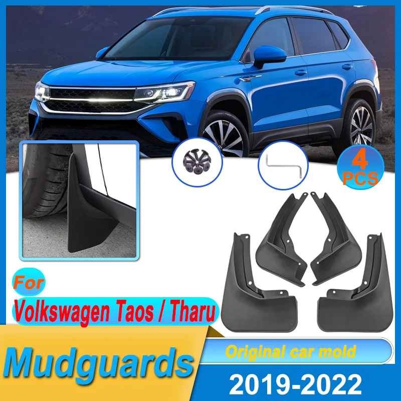 Mudguards For Volkswagen VW Taos Tharu 2019 2020 2021 2022 Car Accessories Tools Mudflaps Fender Flares Mud Flaps Splash Guards