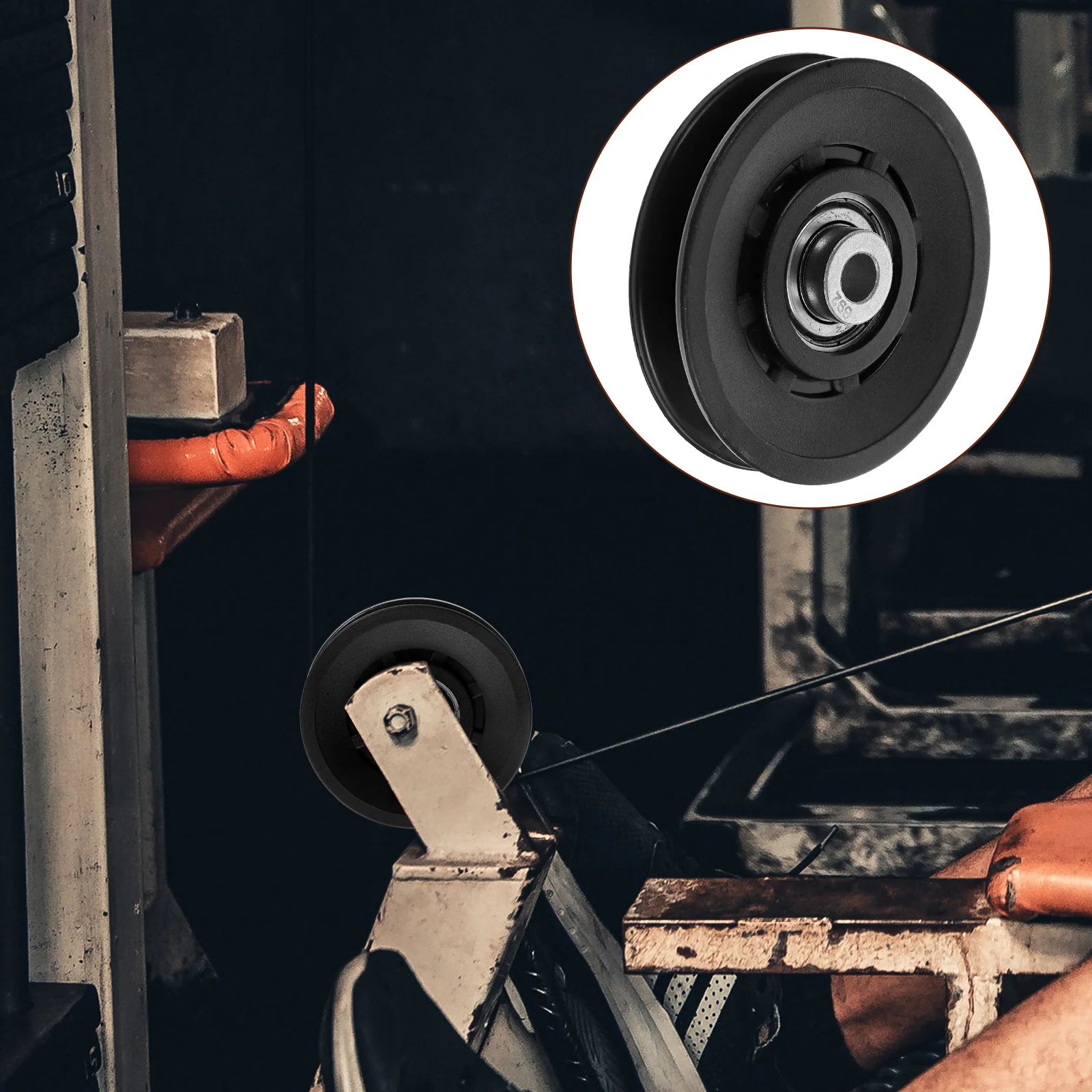 

Pulley Strong Indoor Fitness Equipment Cable Wheel Replaceable Sturdy Pulleys Plastic Indoor/outdoor Reusable