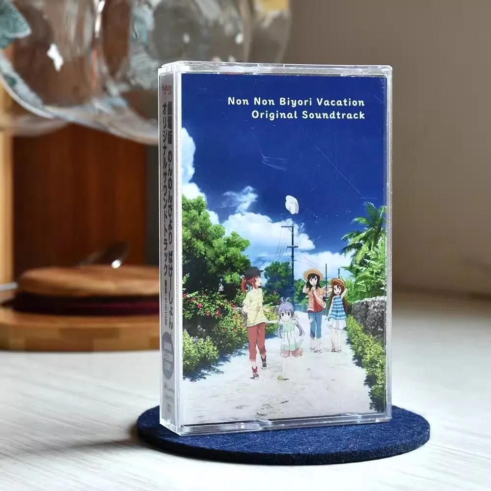 Anime Non Non Biyori Hiromi Mizutani Music Tape Vacation OST Album Cassettes Cosplay Walkman Car Recorder Soundtracks Box Gifts