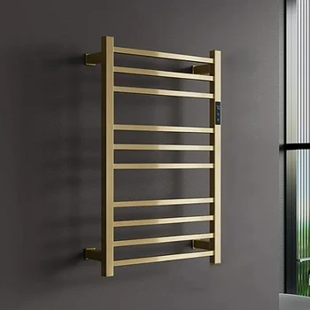 Electric towel rail 304 stainless steel temperature and time control intelligent heated towel rail towel warmer 780*500*120mm 110V/220V