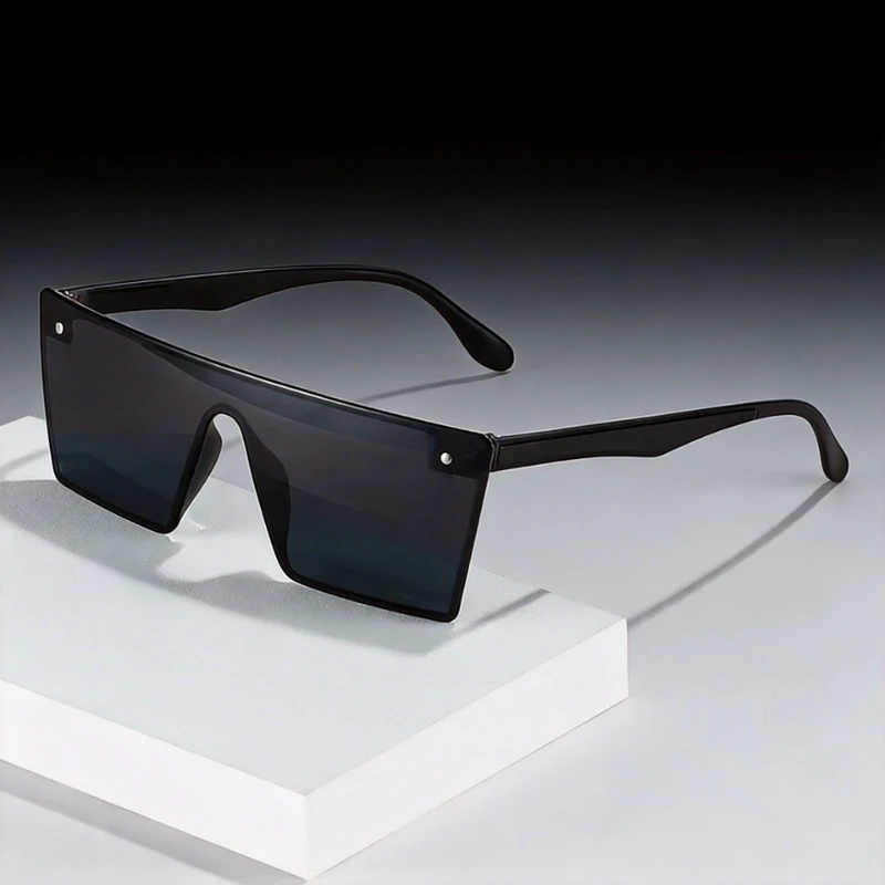

New Square Sunglasses Women Men Rimless Black Sun Glasses Lady Classics Vintage Rectangle Eyewear UV400 Oculos De Sol