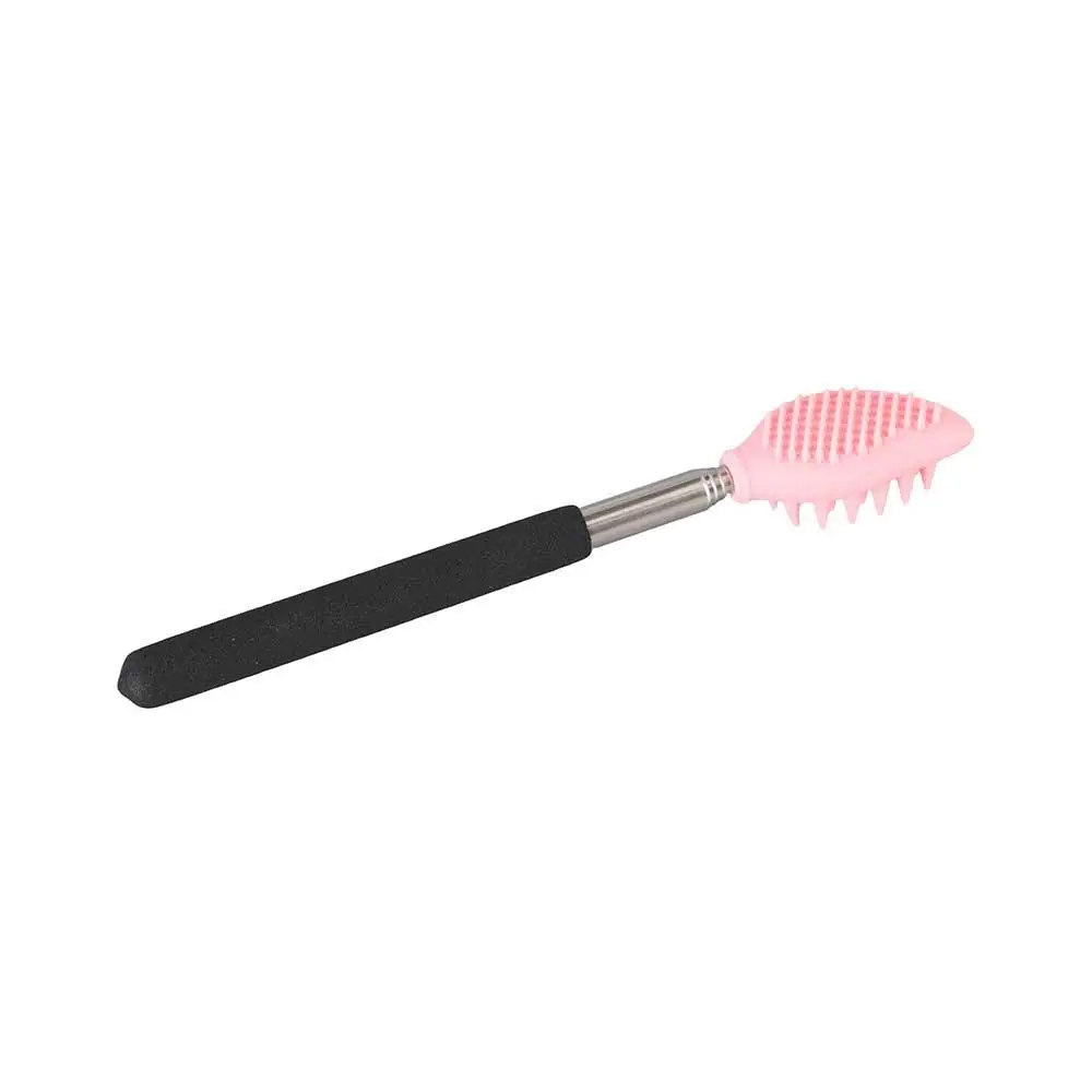 

Itch Scraper Massager Tool Extendable Back Scratcher Nose cleaning Scrubber Silicone Massage Brush Telescopic Backscratcher
