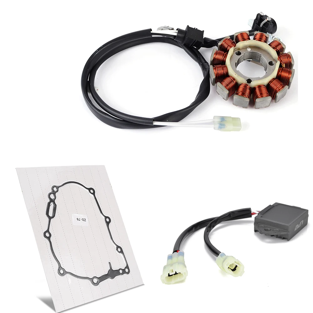

Rectifier Regulator Stator Coil Gasket Kit for Yamaha YZ450 YZ450F 2010 2011 2012 2013 33D-81410-00 33D-81960-00 33D-15451-00