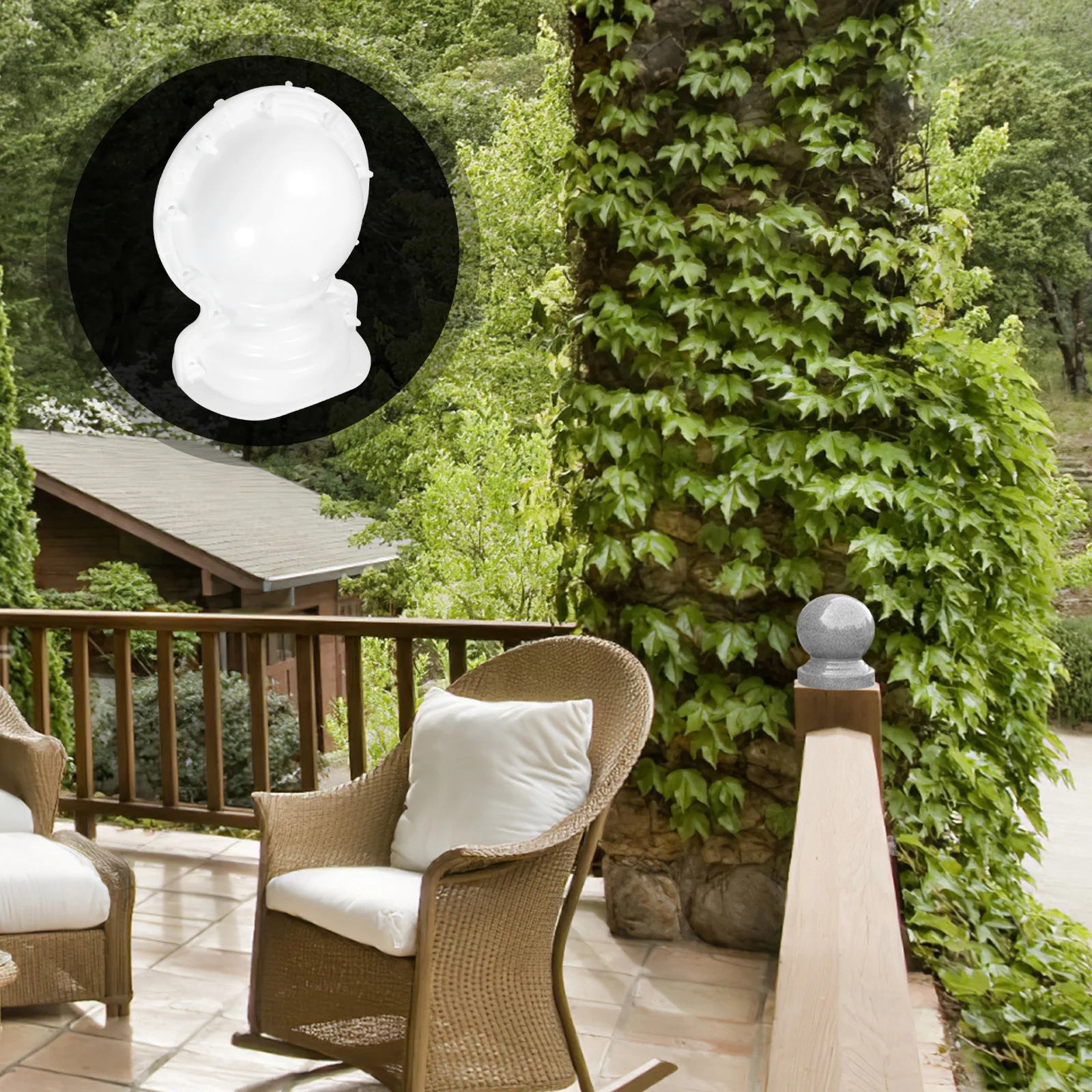 

Ball Sphere Mold Concrete Cement Orb Roman Column Decorative Balcony Balustrade Pathway Concrete Mold Roman Column Decoration