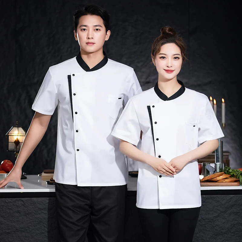 Chef Jacket for Women Chef Uniform Cook Clothes Kitchen Clothing Waiter Workwear Bakery Waiter Working Clothes Restaurant