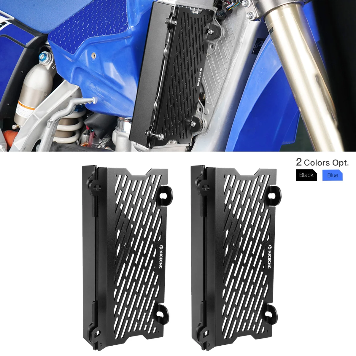 

ЧПУ для Yamaha YZ 250 250X YZ250 2002-2023 YZ250X 2016-2023 комплект защитных радиаторов для мотокросса Тепловая Радиационная решетка Защитная крышка