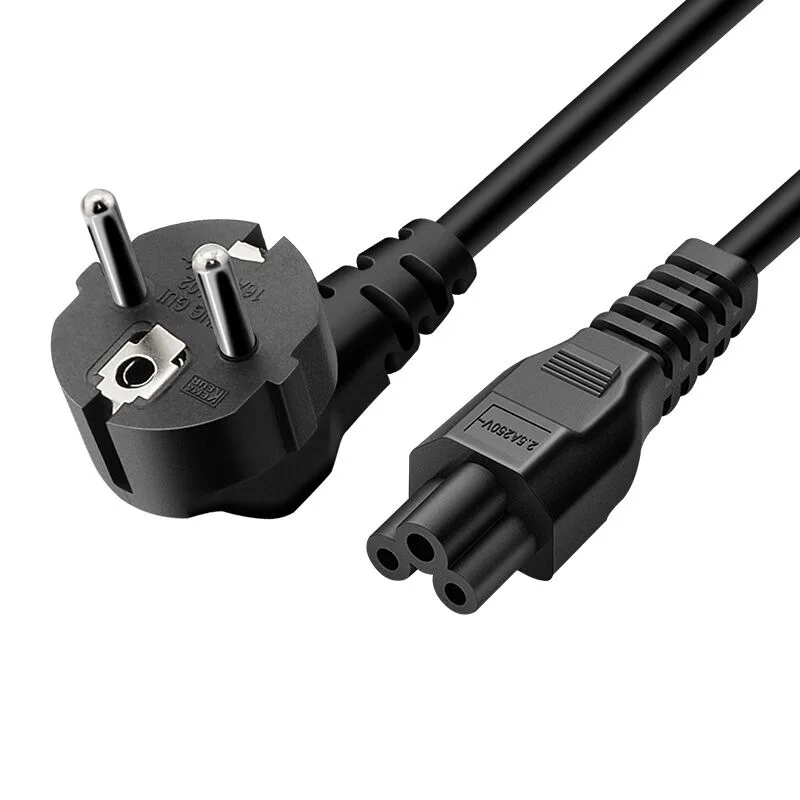 Laptop Adapter Cord 1.2m EU Charger Cable IEC C5 Plug to C6 Socket Extension Cable For Dell Lenovo Asus Notebook TV Power Supply