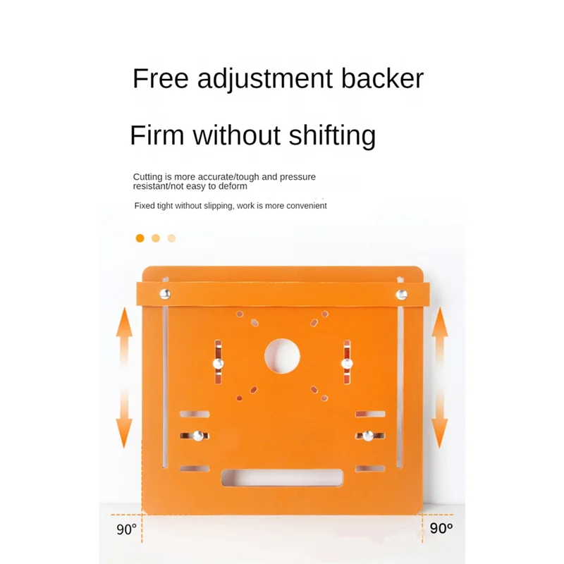 Circular Saw Guide Rail Bottom Plate Adjustable Cutting Machine Bakelite Guide Plate Saw Base Woodworking Durable Easy To Use A