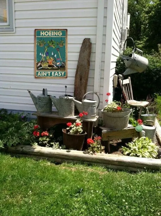 Funny Garden Sign Outside Decor - Humorous Gardening Gift for Women Enthusiasts, 12