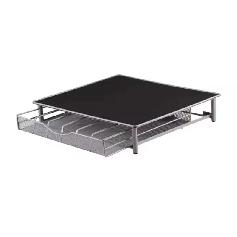 

Coffee Capsule Storage Drawer Large Capacity 36pcs Coffee Cpasule Rack Black Metal Coffee Pods Drawer