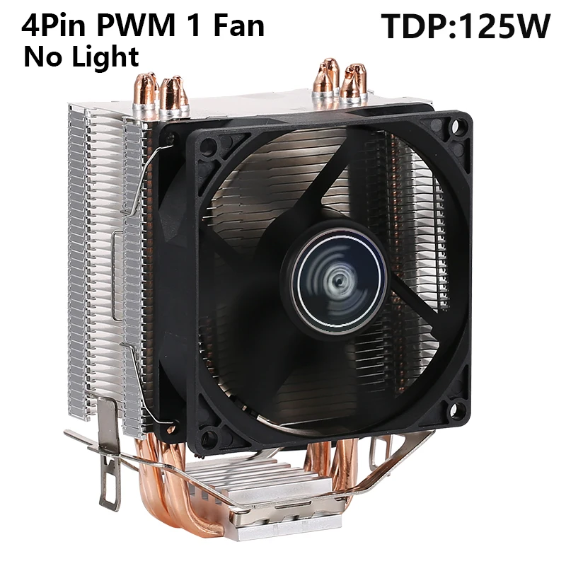 4 Heat pipes 1 Fan