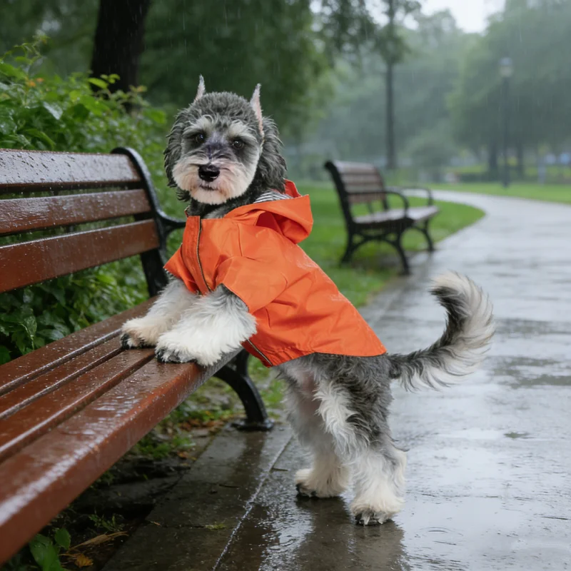 

Pet Windbreaker Dog Raincoat Pet Spring Autumn Red Waterproof Windproof Outdoor Clothes Pets Raincoat Accessories Dog Apparel