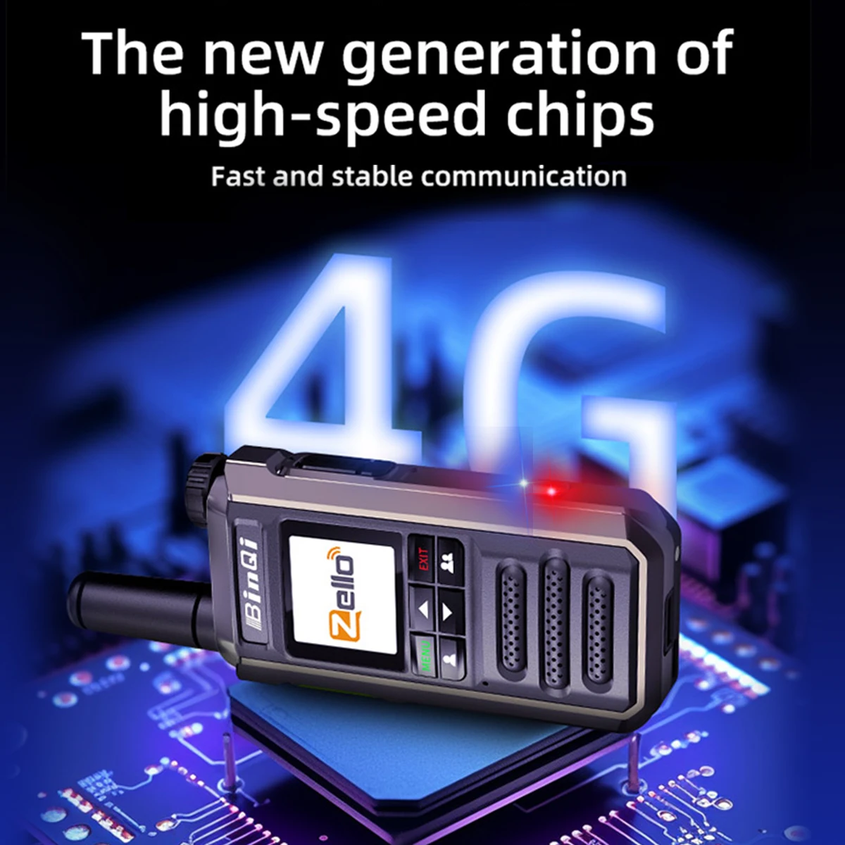 ABBREE GP-18 Zello POC لاسلكي تخاطب فتحات بطاقة Sim المزدوجة أندرويد بلوتوث 2G/3G/4G واي فاي مسافة غير محدودة شبكة راديو