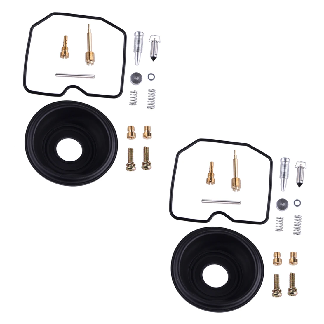 2 Sets Motorcycle Carburetor Repair Kit Diaphragm Fit for Kawasaki GPZ900R Ninja ZX900A 1984-1991 1992 1993 1994 1995 1996