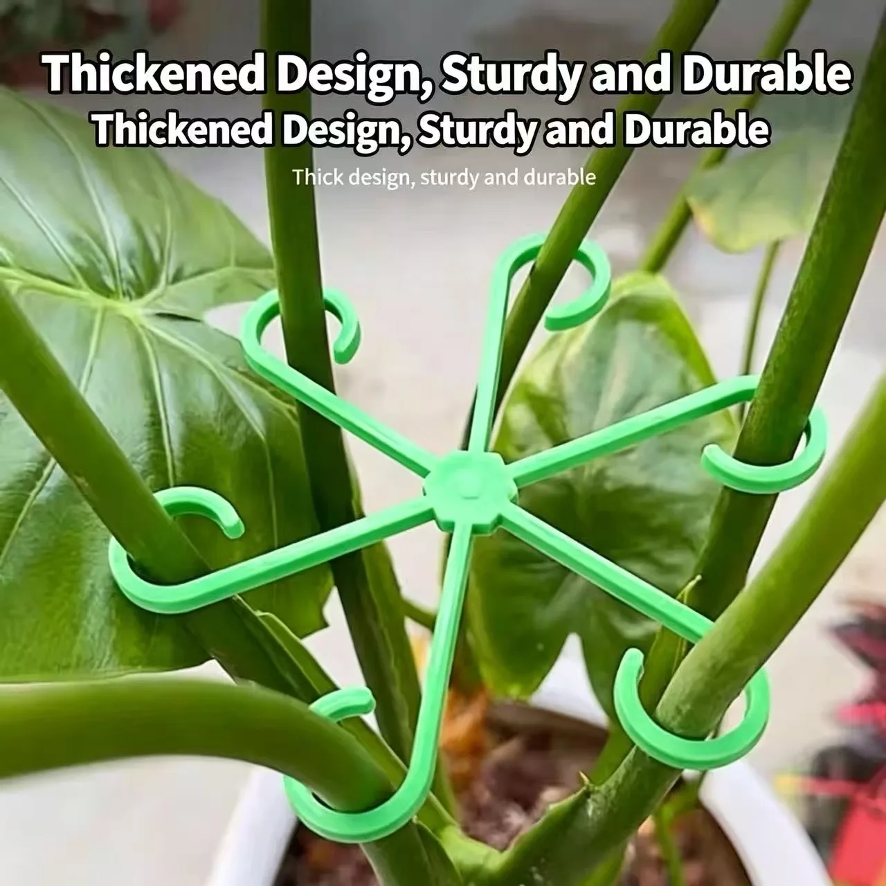 Plant Stem Support 4pce - Plant Fixing Clip, Plant Climbing Support Frame, Flower Stem Retaining Frame