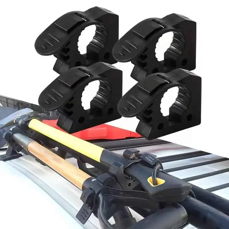 2/4pc Rubber Clamps Quick Release Mounting Clamps 30-40mm for Car Off Road Truck Trailer RV Boat Accessories Mounting Tools