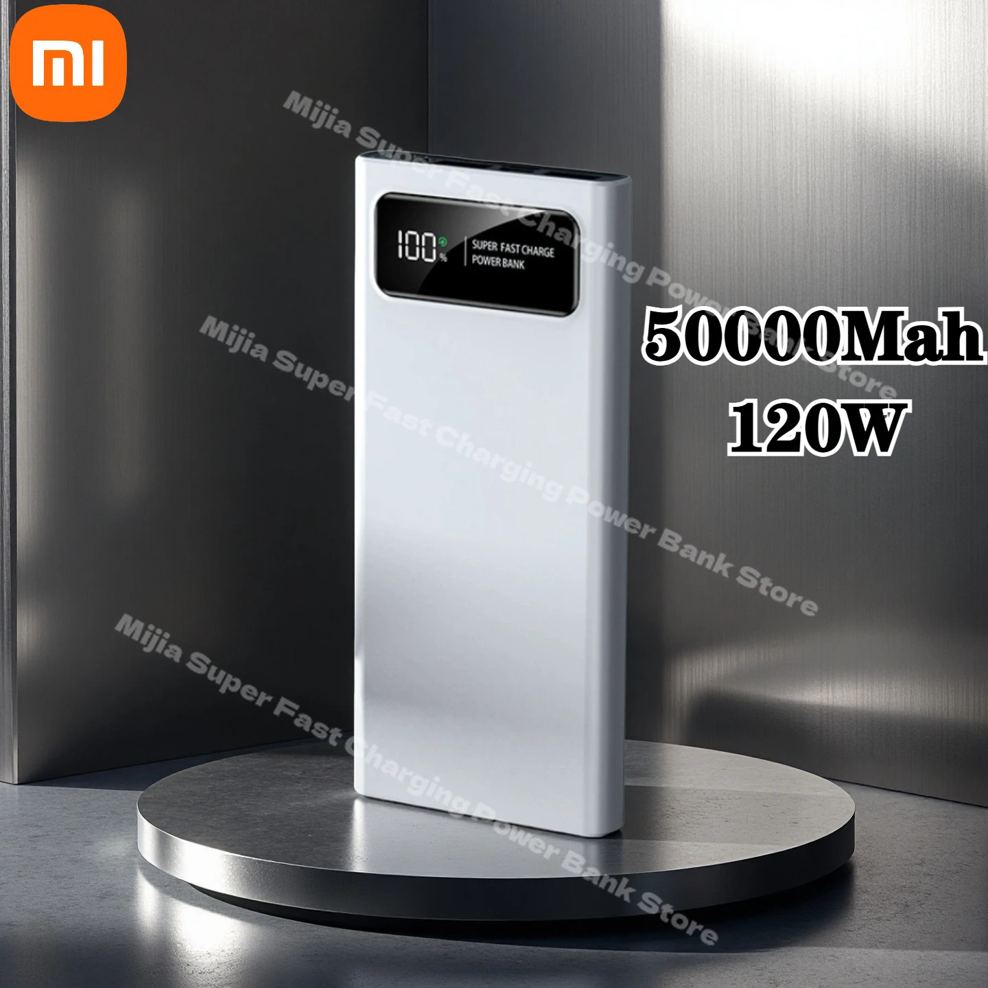 

Xiaomi 50000mAh 120W Power Bank Fast Charging Phone External Battery Powerbank Charger for Poco Samsung iPad iPhone 17 16 15