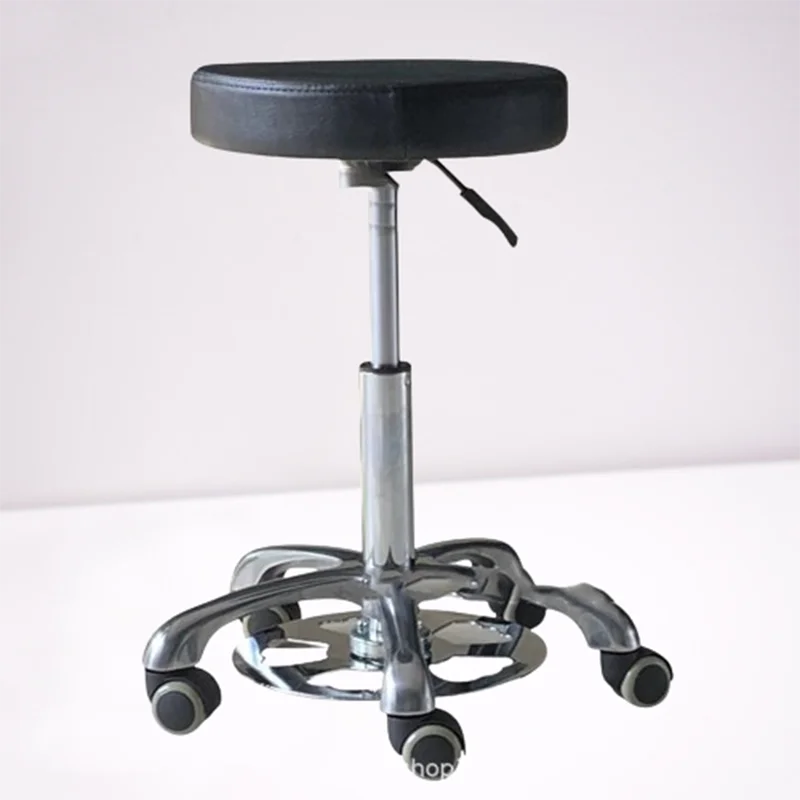 Makeup Chair With Wheels Reclining Salon Aesthetics Beauty Swivel Chairs Barber Barbershop Hair Professional Dresser Lash Chair